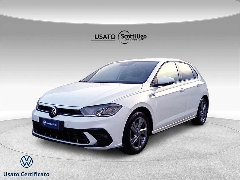 Usata VW Polo R-line 110 CV (80 kW) 2023 0q pure white Berlina