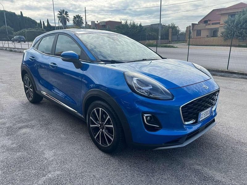 Usata Ford Puma Titanium S 125 CV (91 kW) 2021 Blu/azzurro SUV