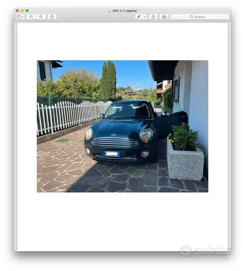 Usata Mini ONE 95 CV (69 kW) 2007 Verde Utilitaria