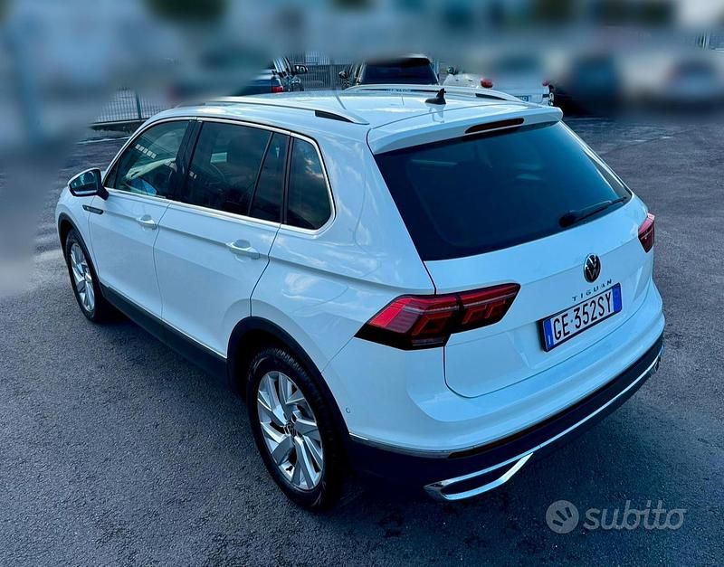 Usata VW Tiguan Elegance 150 CV (110 kW) 2021 Bianco SUV