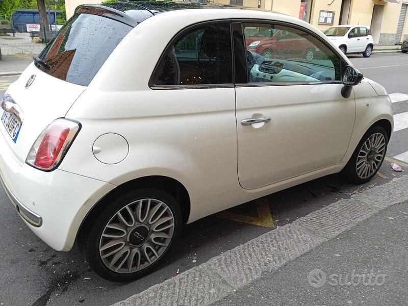 Usata Fiat 500 Lounge 69 CV (50 kW) 2014 Bianco Utilitaria