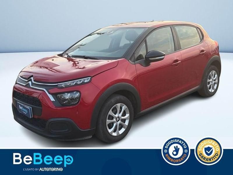 Usata Citroën C3 PureTech 83 CV (61 kW) 2021 Rosso metallizzato Utilitaria