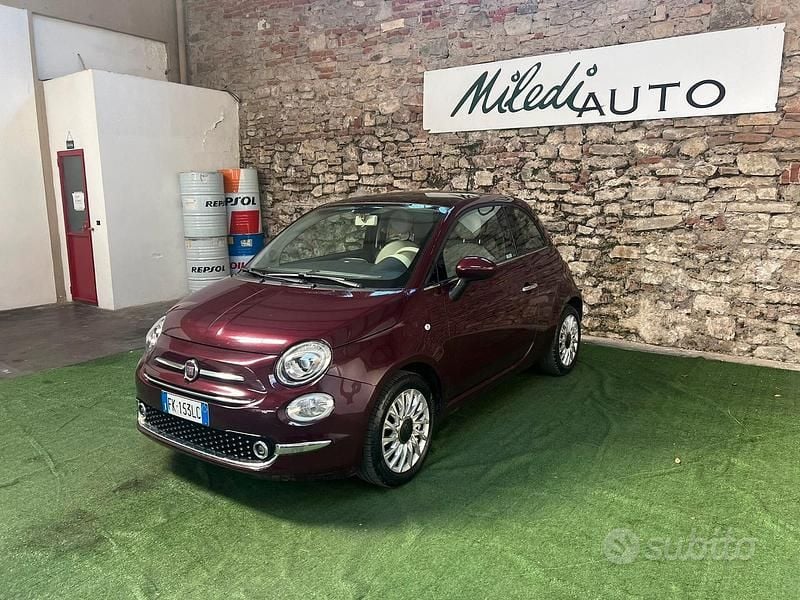 Usata Fiat 500 Lounge 69 CV (50 kW) 2017 Rosso Berlina