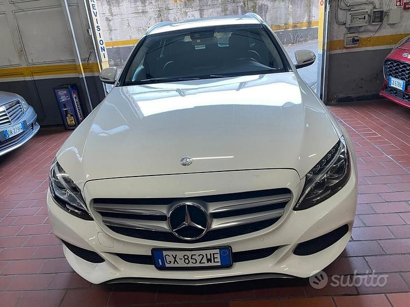 Usata Mercedes C200 Premium 135 CV (99 kW) 2017 Bianco Station wagon
