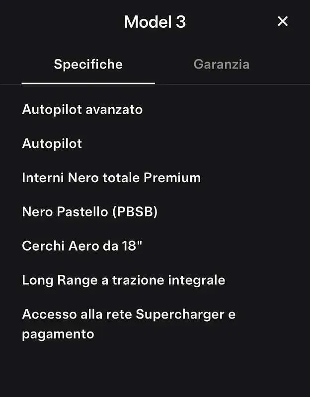Usata Tesla Model 3 Long Range AWD 152 kW (208 CV) 2020 Nero Berlina
