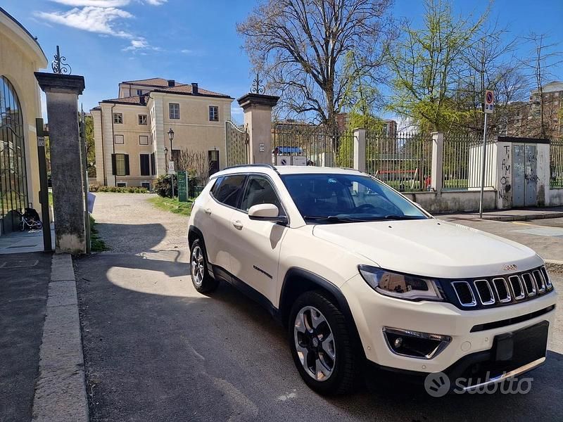 Usata Jeep Compass Limited 170 CV (125 kW) 2018 Bianco SUV