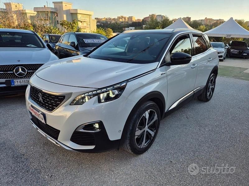 Usata Peugeot 3008 GT-line 131 CV (96 kW) 2019 Bianco SUV