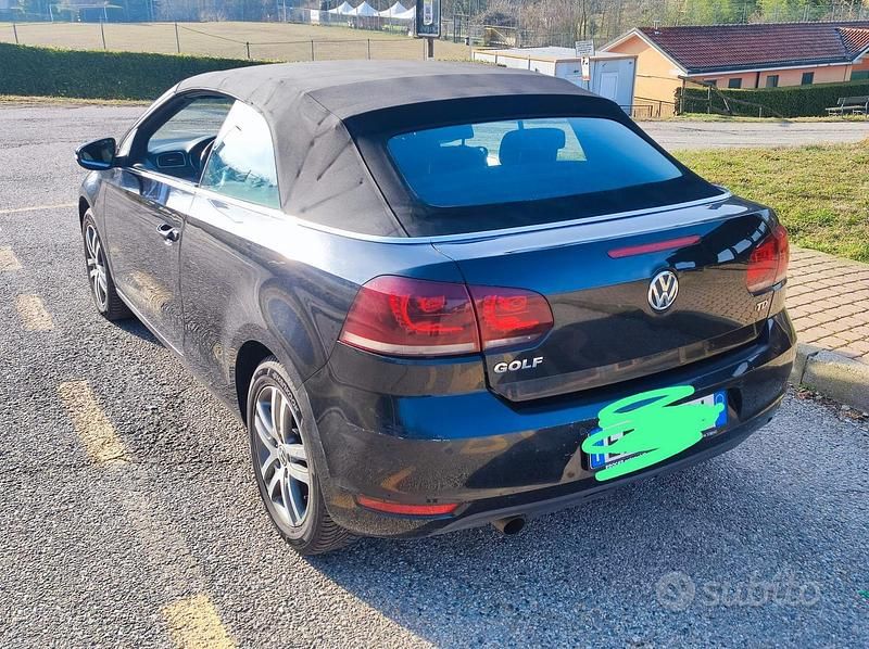 Usata VW Golf Cabriolet 2012 Nero Cabrio