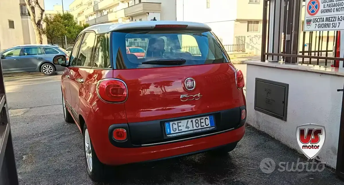 Usata Fiat 500L 105 CV (77 kW) 2013 Rosso Monovolume