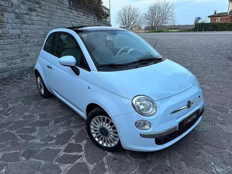 Usata Fiat 500 Lounge 75 CV (55 kW) 2008 Blu Utilitaria