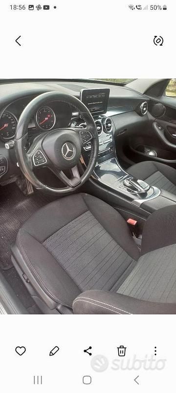 Gebraucht Mercedes C180 Business 116 PS (85 kW) 2015 Weiß Limousine