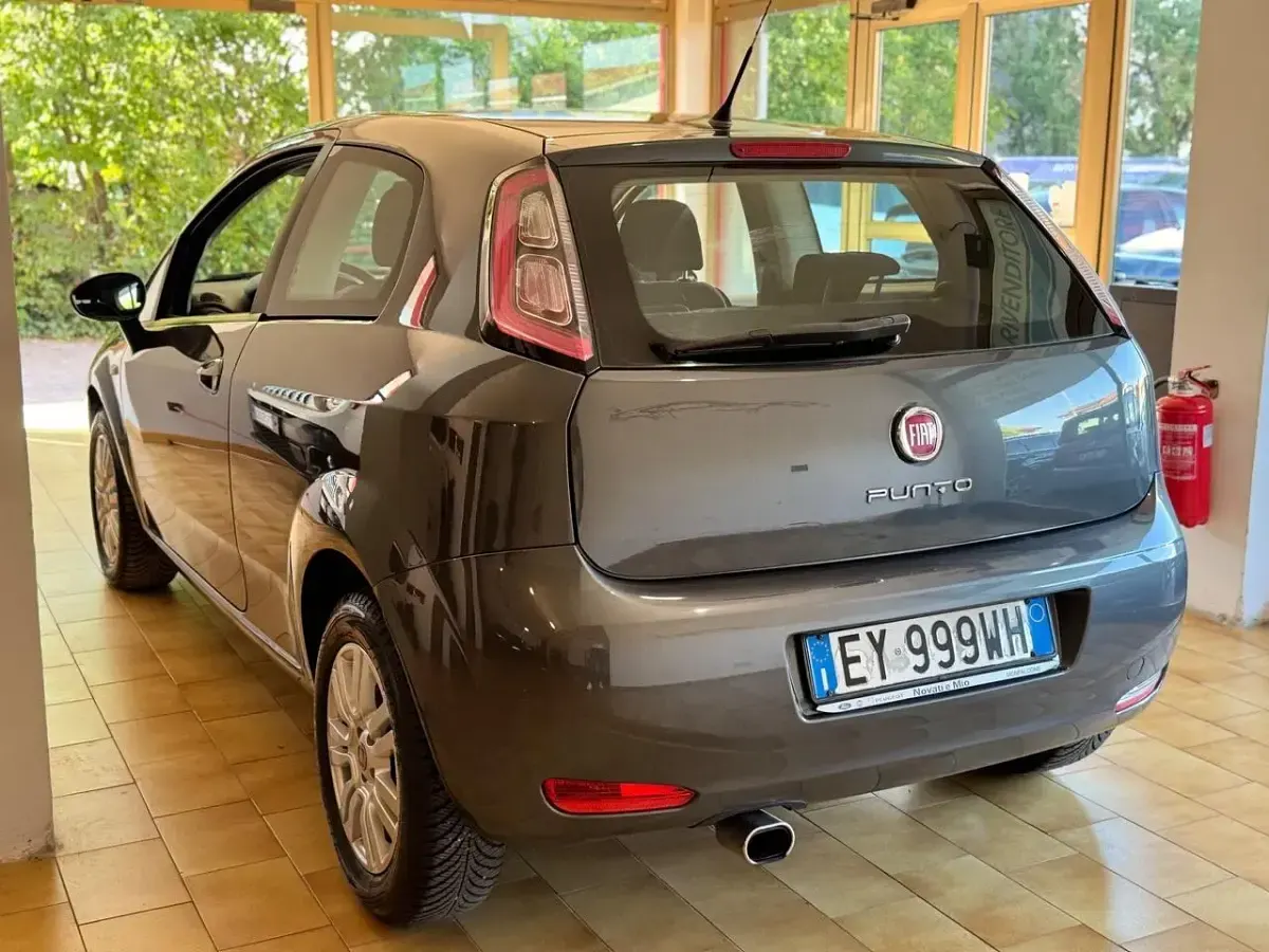 Usata Fiat Punto Young 75 CV (55 kW) 2015 Grigio Utilitaria