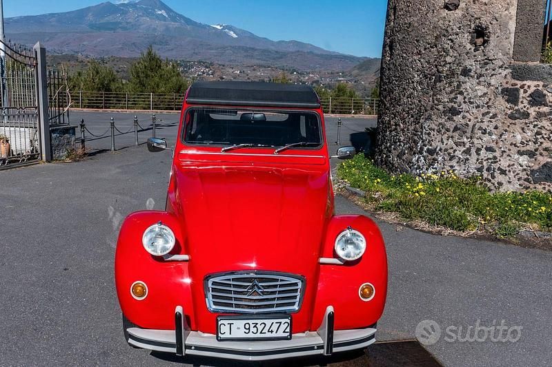 Usata Citroën 2CV 29 CV (21 kW) 1983 Rosso Berlina