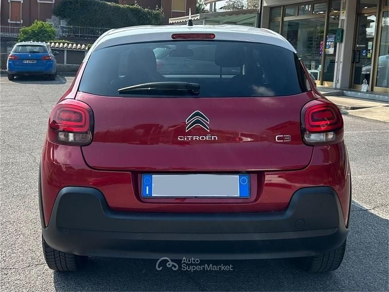 Usata Citroën C3 PureTech 82 CV (60 kW) 2017 Rosso Berlina
