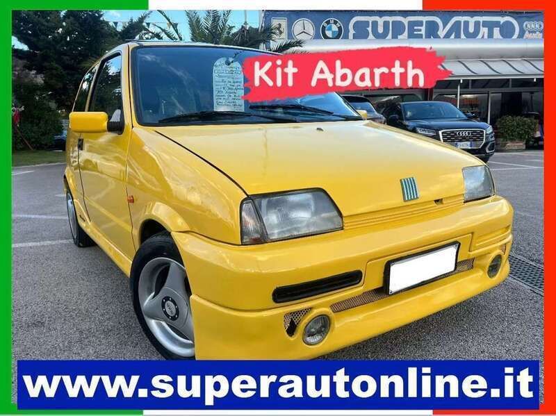 Giallo Usata 1998 Fiat Cinquecento Abarth Due volumi | 3500 € - Immagine 1/4