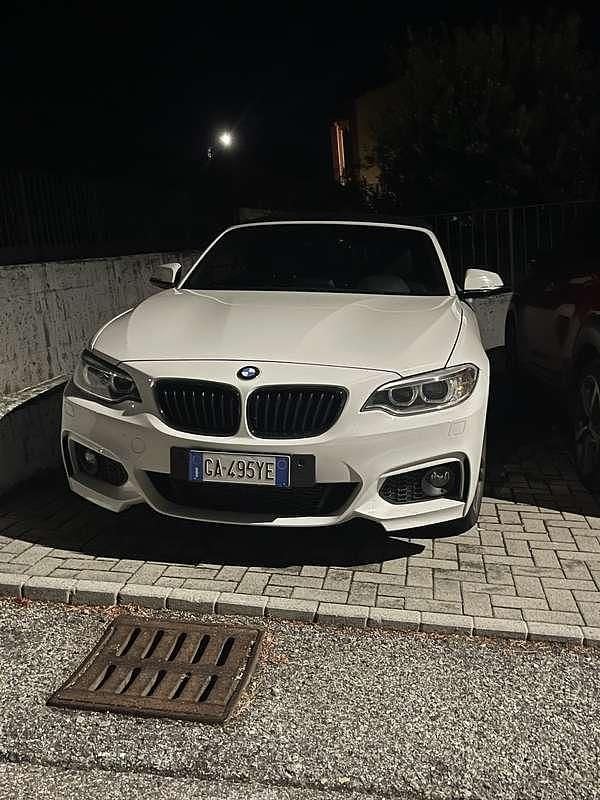 Usata BMW 218 M Sport 150 CV (110 kW) 2017 Bianco Cabrio