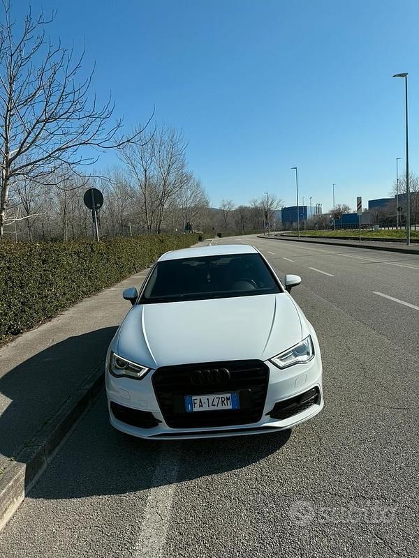 Usata Audi A3 Ambition 150 CV (110 kW) 2015 Bianco Berlina