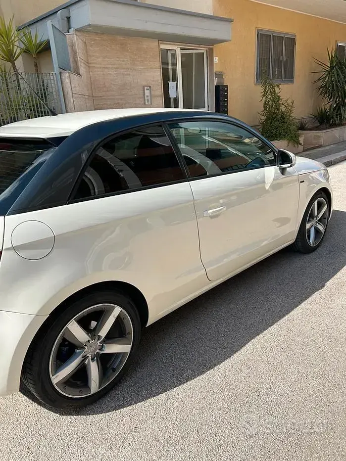 Usata Audi A1 S-Line 90 CV (66 kW) 2011 Bianco Utilitaria
