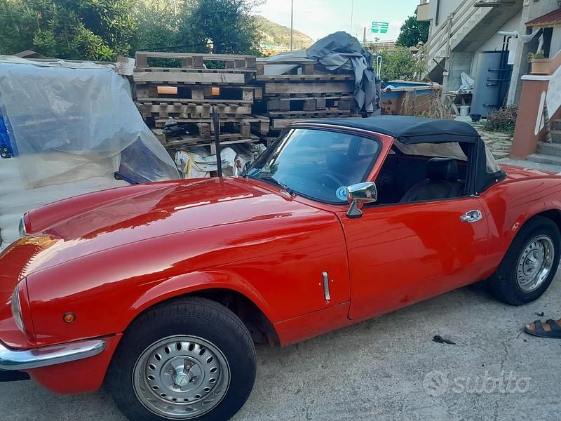 Usata Triumph Spitfire 1970 Rosso Cabrio
