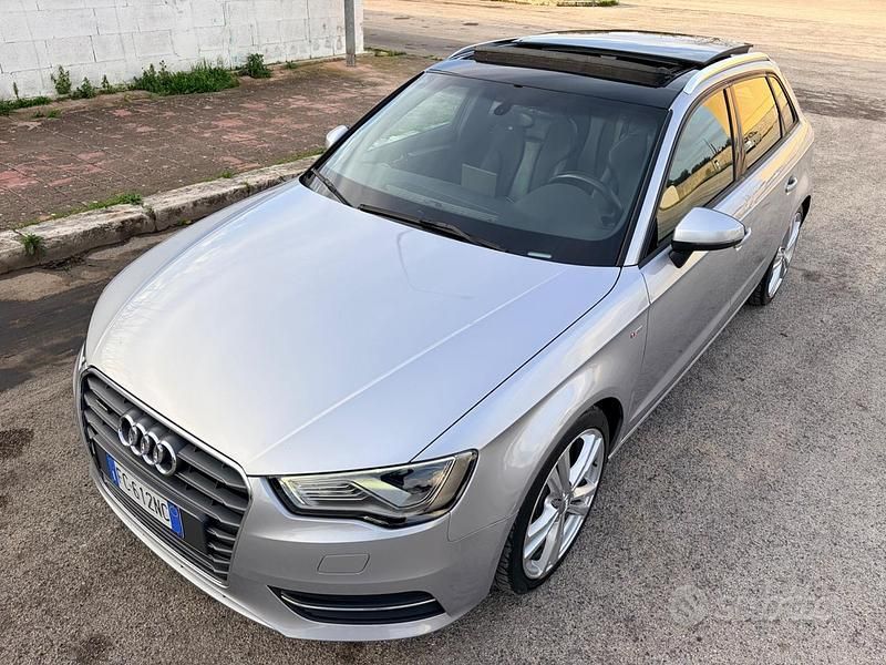 Usata Audi A3 S-Line 184 CV (135 kW) 2015 Grigio Berlina