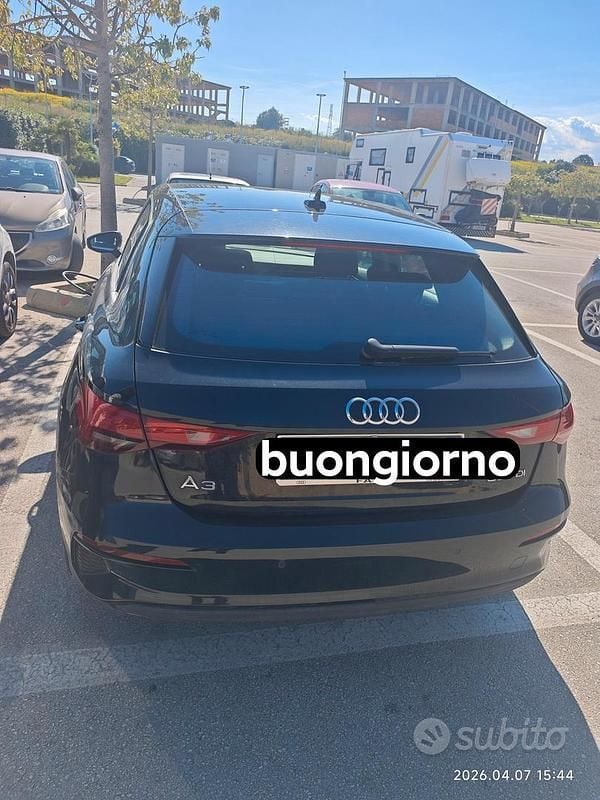 Usata Audi A3 150 CV (110 kW) 2021 Nero Berlina