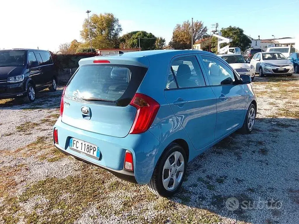Usata Kia Picanto 67 CV (49 kW) 2016 Blu Utilitaria