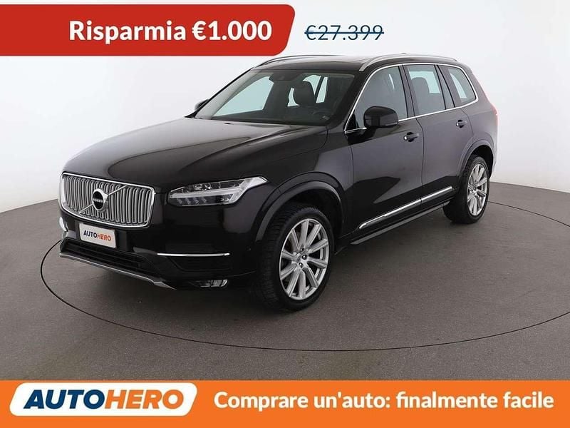 Usata Volvo XC90 Inscription 225 CV (165 kW) 2016 Nero SUV