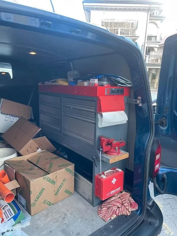 Usata VW Transporter 149 CV (109 kW) 2016 Blu Furgone