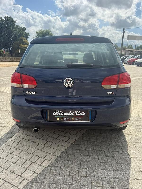 Usata VW Golf VI 2008 Blu Utilitaria