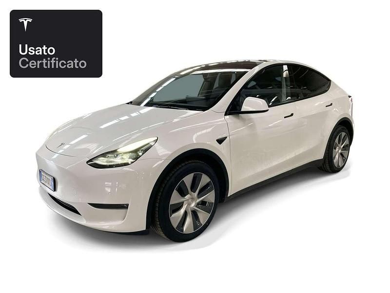 Usata Tesla Model Y Long Range AWD 258 kW (351 CV) 2021 Pearl white multicoat SUV