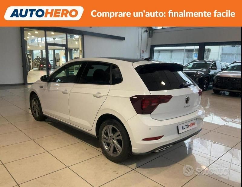 Usata VW Polo R-line 95 CV (69 kW) 2023 Bianco Utilitaria