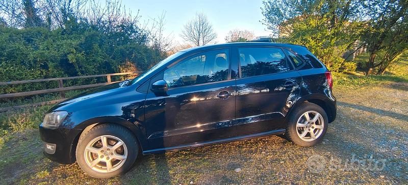 Usata VW Polo Trendline 75 CV (55 kW) 2012 Nero Utilitaria