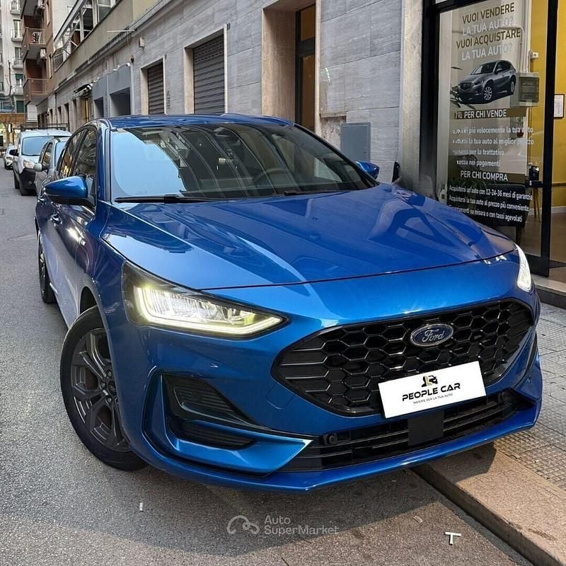 Usata Ford Focus ST-Line 125 CV (91 kW) 2023 Blu Berlina