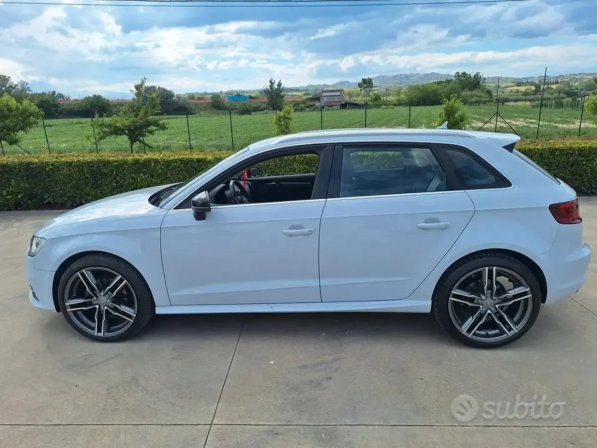 Usata Audi A3 150 CV (110 kW) 2015 Bianco Berlina