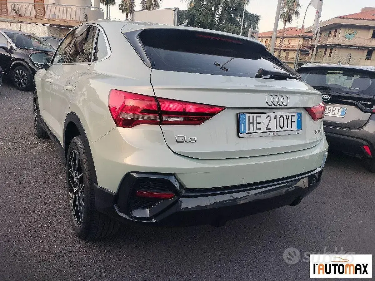 Usata Audi Q3 Sportback S-Line 150 CV (110 kW) 2021 Verde SUV