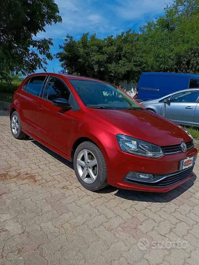 Usata VW Polo 90 CV (66 kW) 2015 Rosso Berlina
