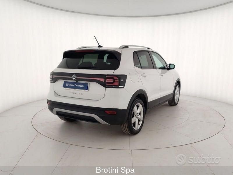 Usata VW T-Cross Advance 110 CV (80 kW) 2021 Bianco SUV