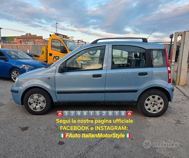 Usata Fiat Panda Dynamic 70 CV (51 kW) 2008 Blu Utilitaria