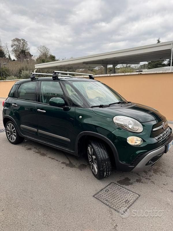 Usata Fiat 500L Cross 95 CV (69 kW) 2017 Verde Monovolume