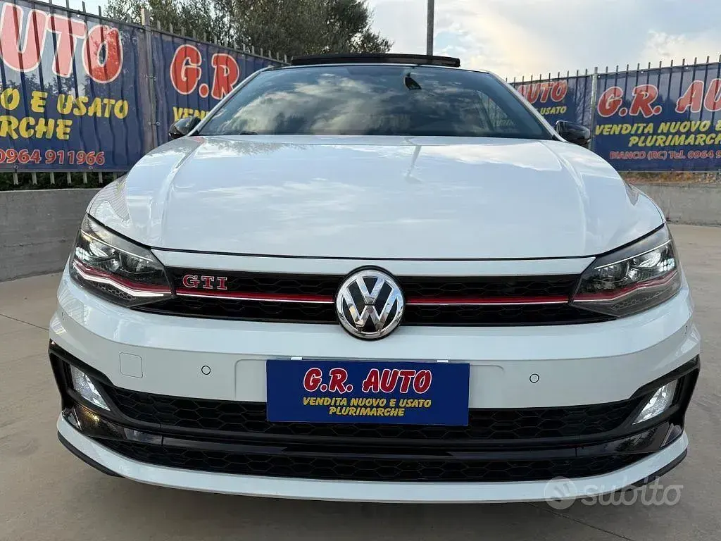 Usata VW Polo GTI 200 CV (147 kW) 2018 Bianco Utilitaria