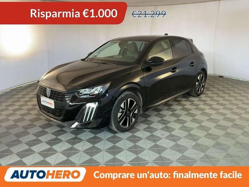 Usata Peugeot 208 Allure 101 CV (74 kW) 2025 Nero Utilitaria