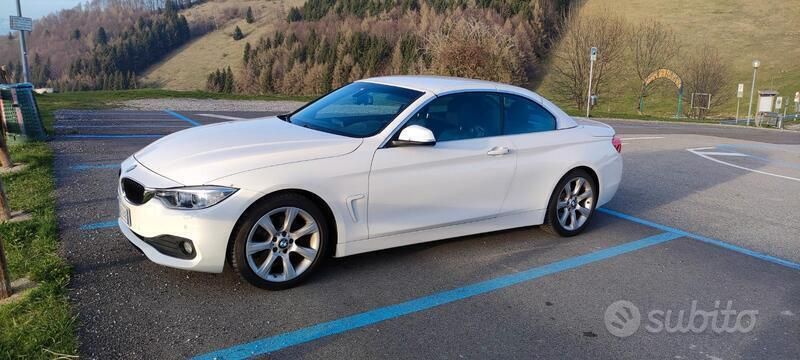 Usata BMW 420 184 CV (135 kW) 2014 Bianco Cabrio