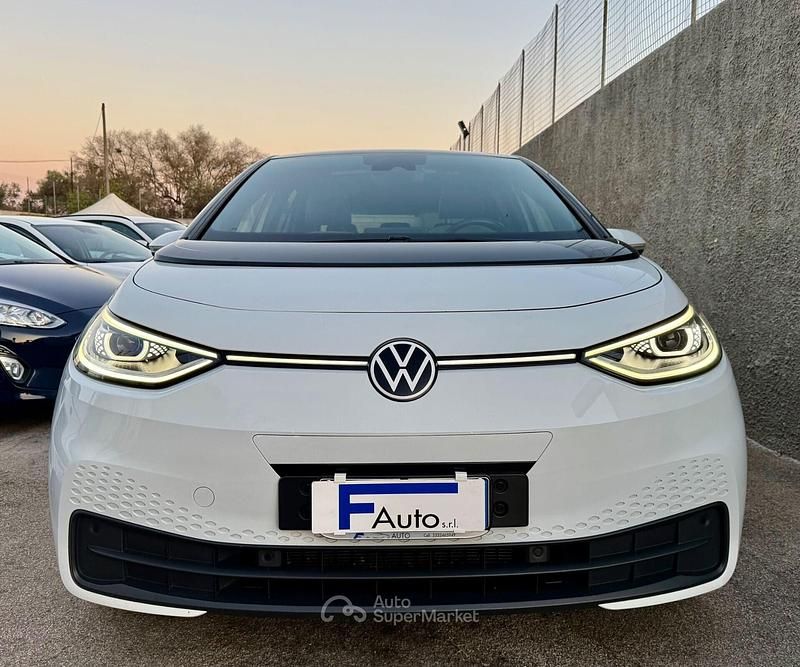 Usata VW ID.3 Family 69 kW (95 CV) 2021 Bianco Utilitaria