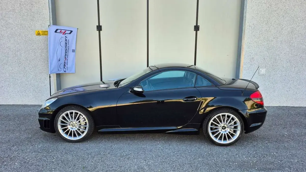 Usata Mercedes SLK55 AMG AMG 360 CV (264 kW) 2006 Nero Cabrio