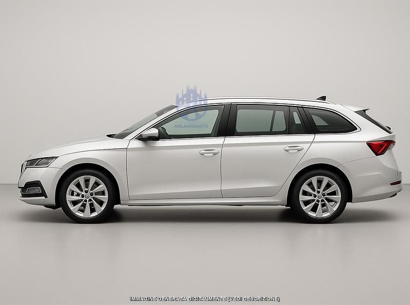 Usata Skoda Octavia Selection 150 CV (110 kW) 2024 Bianco Station wagon