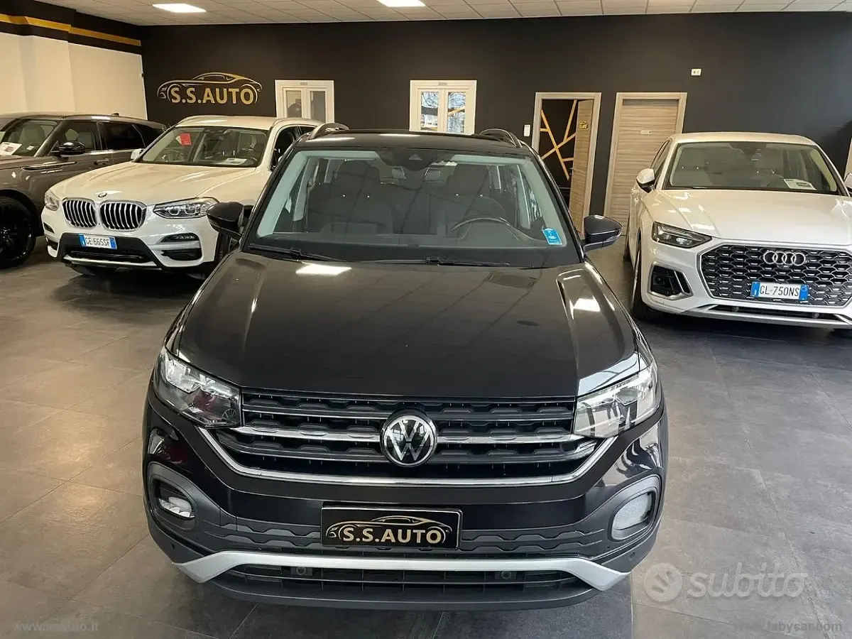 Usata VW T-Cross Advance 110 CV (80 kW) 2022 Nero SUV
