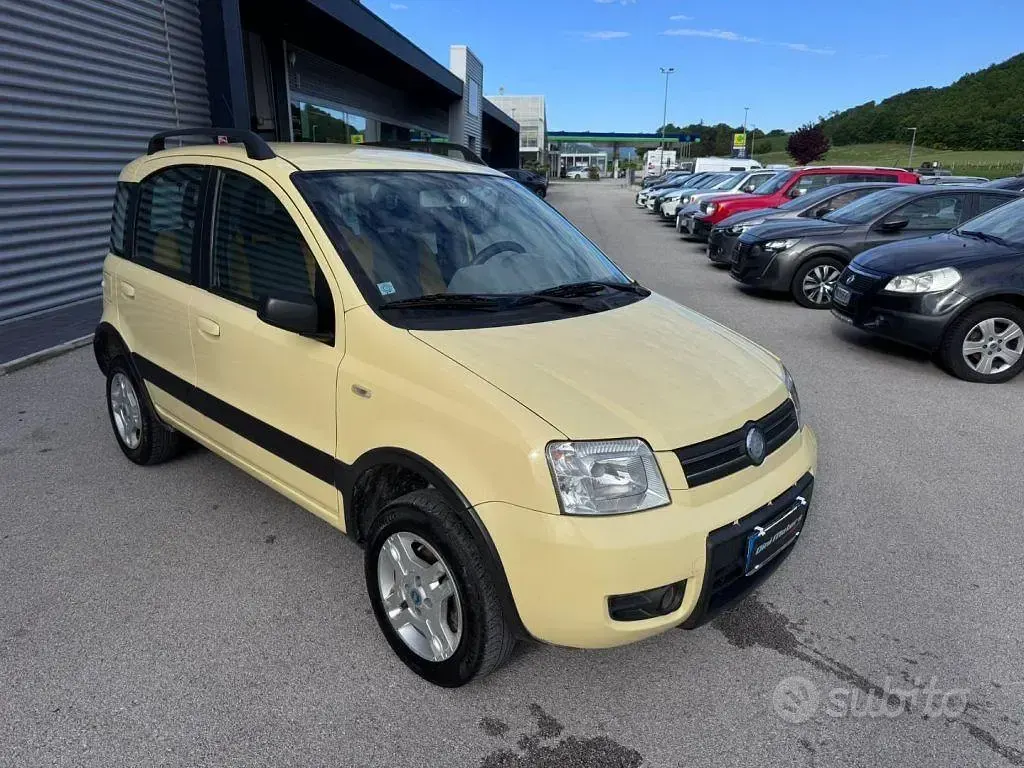 Usata Fiat Panda 4x4 Climbing 69 CV (50 kW) 2009 Giallo Utilitaria