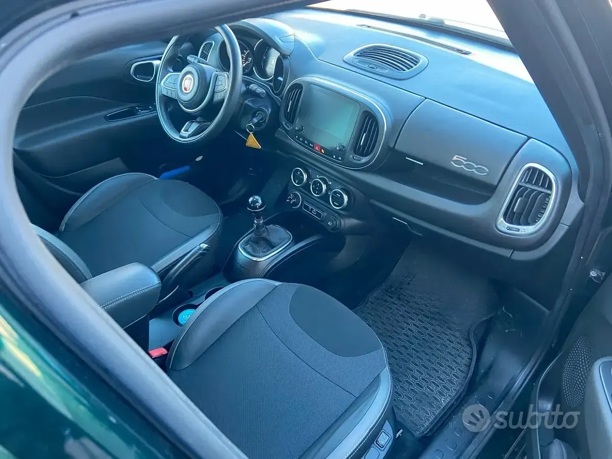 Usata Fiat 500L Cross 95 CV (69 kW) 2019 Verde Monovolume