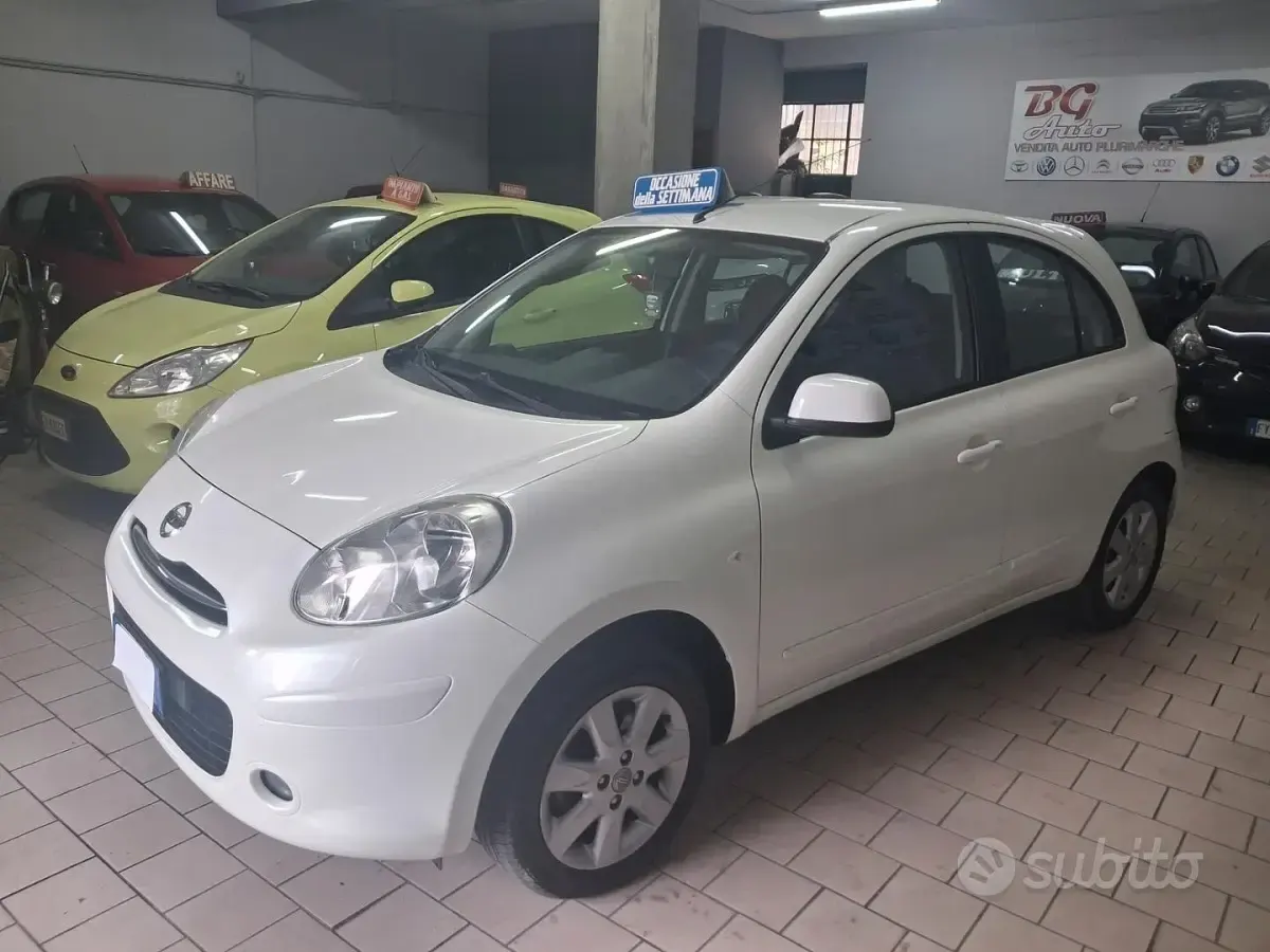 Usata Nissan Micra 80 CV (58 kW) 2012 Bianco Utilitaria