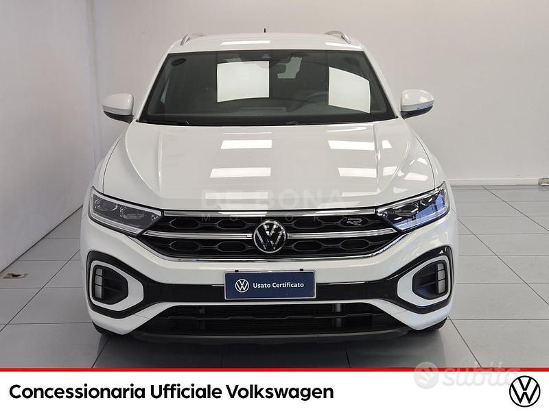 Usata VW T-Roc R-line 150 CV (110 kW) 2023 Bianco SUV